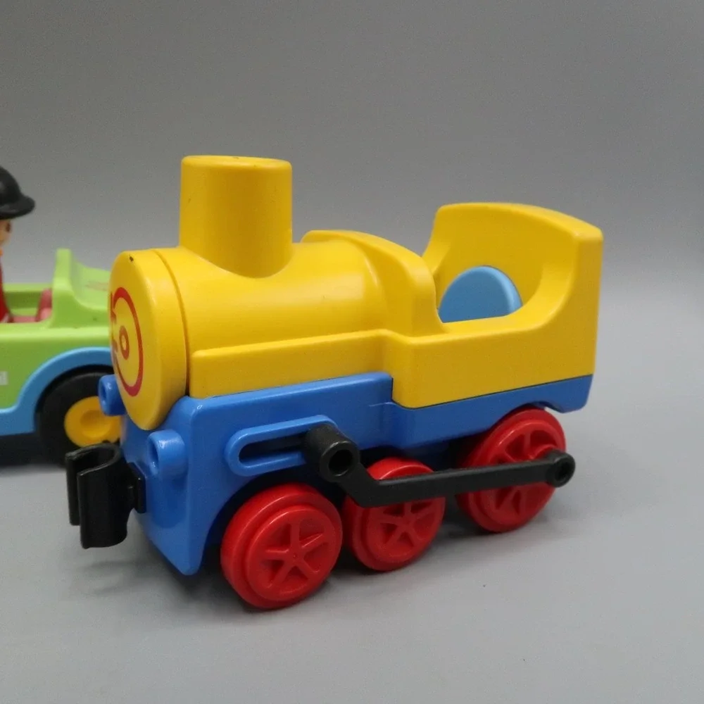 Vintage Playmobil 123 Horse Child Carrots‎ Tractor Train Farm Animal Sheep Lot